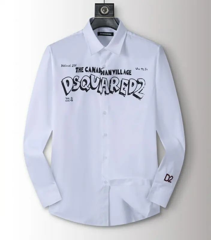 dsquared chemises manches longues pour homme s_1260161